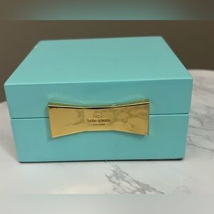 Kate Spade Aqua Box with Gold Accent